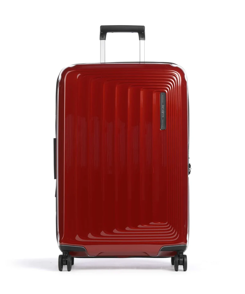 Samsonite Nuon Valigia trolley (4 ruote) metallic red