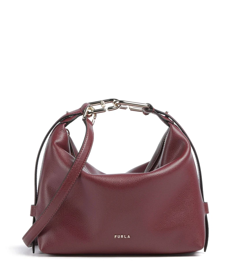 Furla Tonie Mini Borsa a spalla red apple