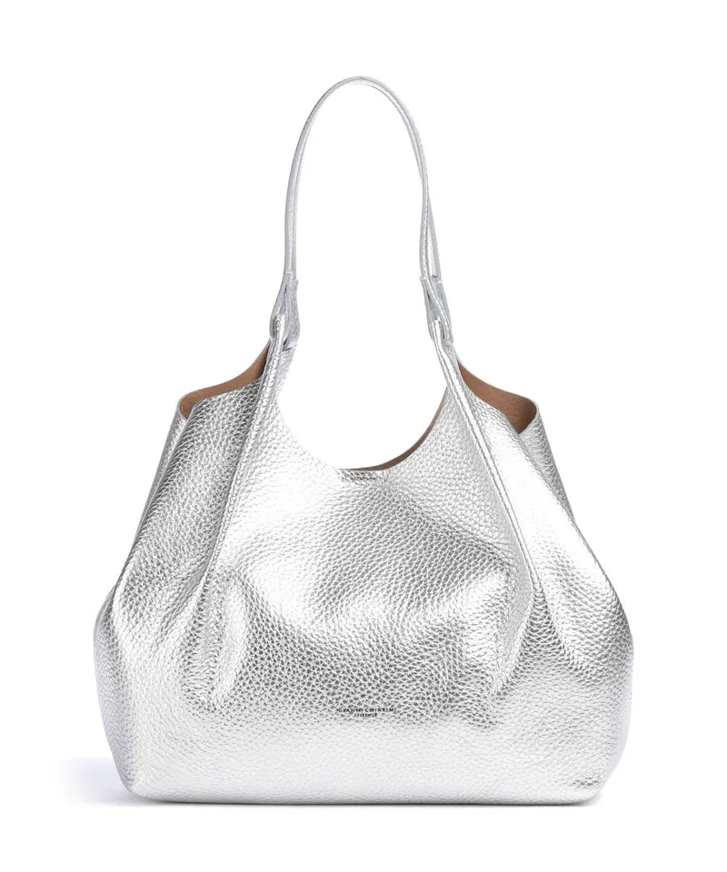 Gianni Chiarini Dua L Borsa shopper silver clay