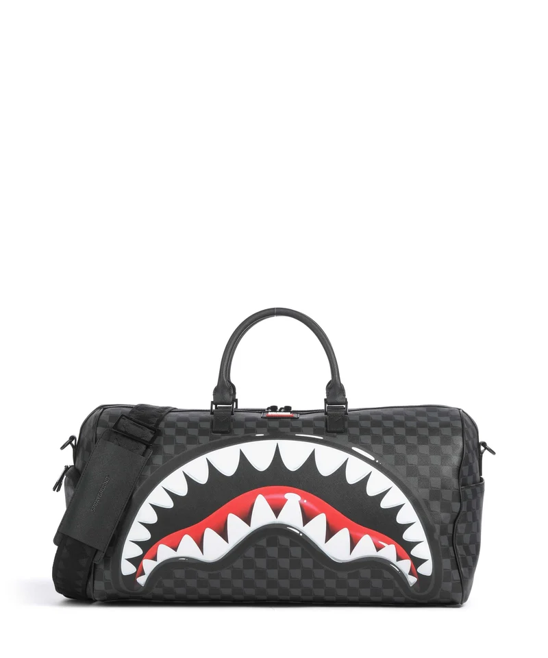 Sprayground Sharks in Paris Balloon Borsone da weekend black