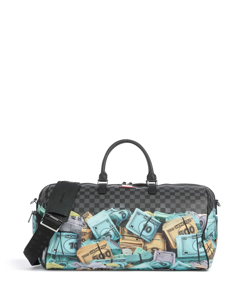 Sprayground Monopoly Money Stacks Borsone da weekend multicolour