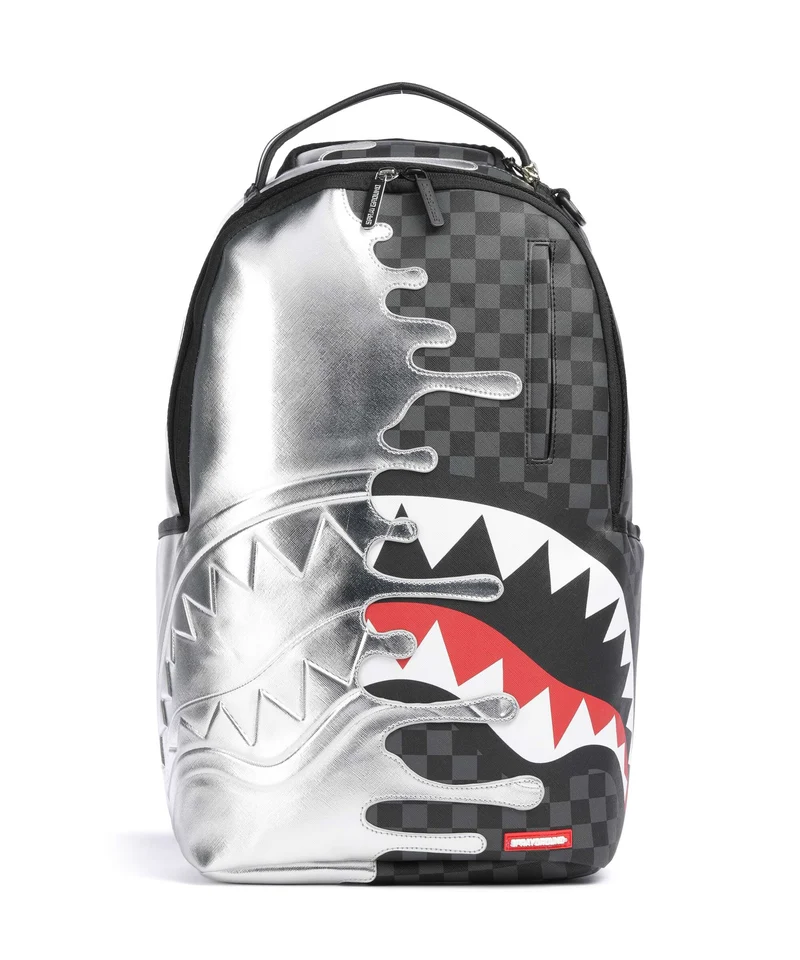 Sprayground Silver Side Drip Zaino silver