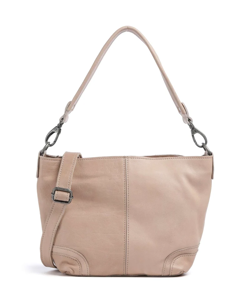 The Chesterfield Brand Washed Waxed Cow Lucy Borsa a spalla beige