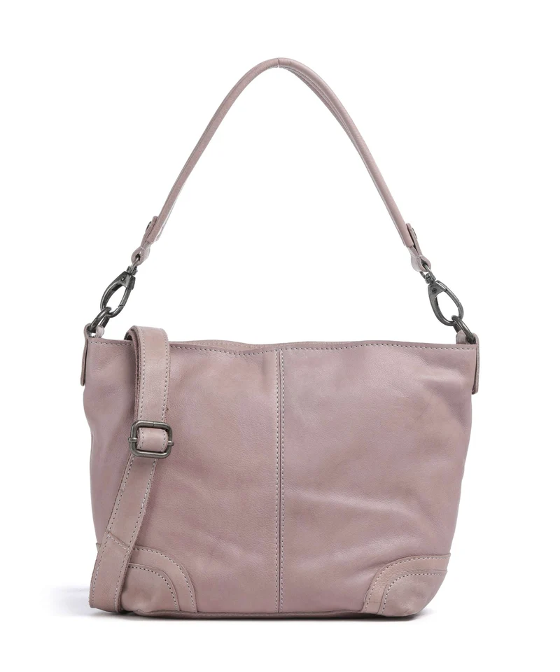 The Chesterfield Brand Washed Waxed Cow Lucy Borsa a spalla lavender lilac
