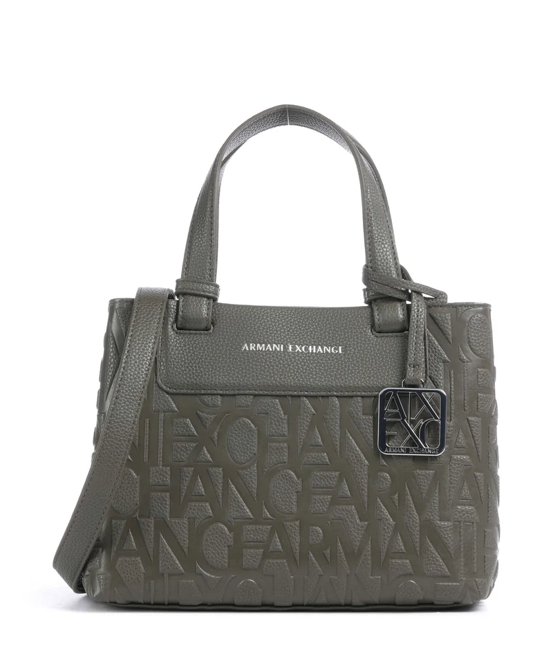 Armani Exchange Liz Monogram S Borsa a mano savanna