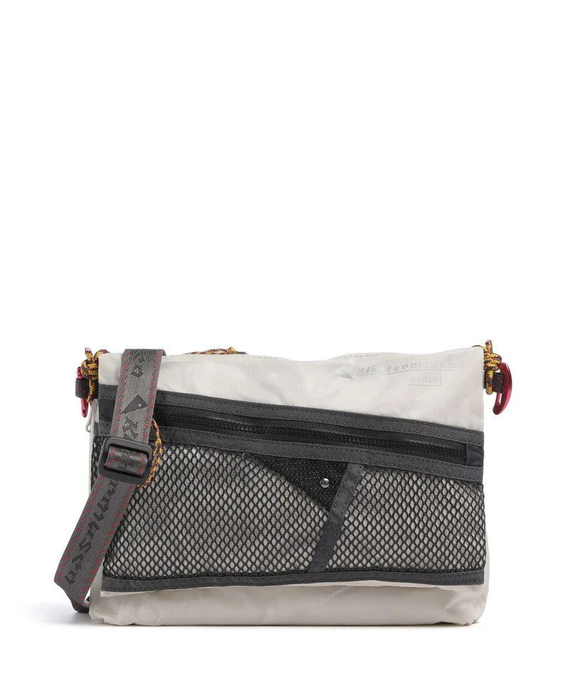 Klättermusen Algir Borsa a tracolla putty grey