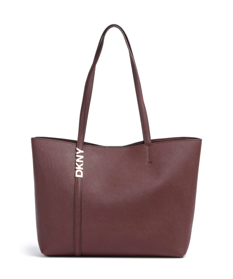 DKNY Avril Borsa shopper aged wine