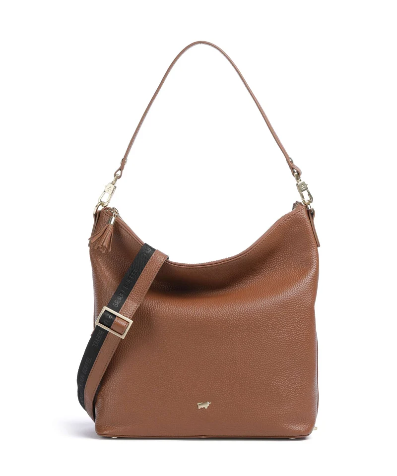 Braun Büffel Hanna M Borsa hobo saddle brown