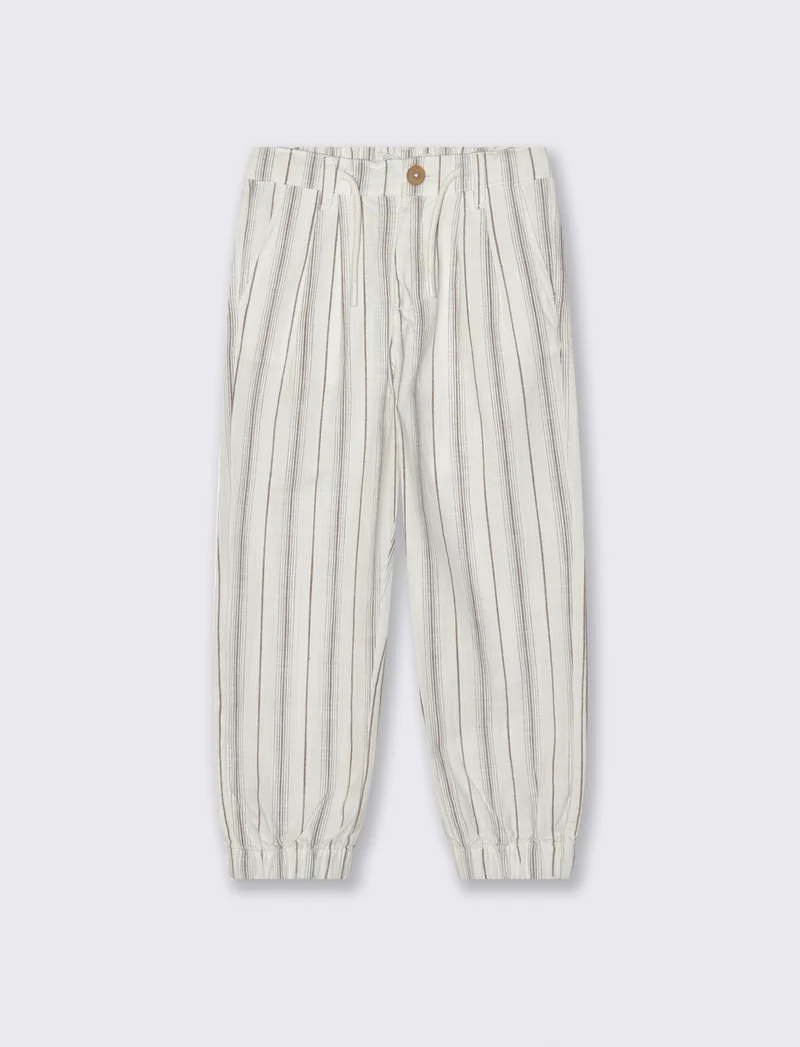 Pantaloni jogger rigati in cotone estivi - Righe