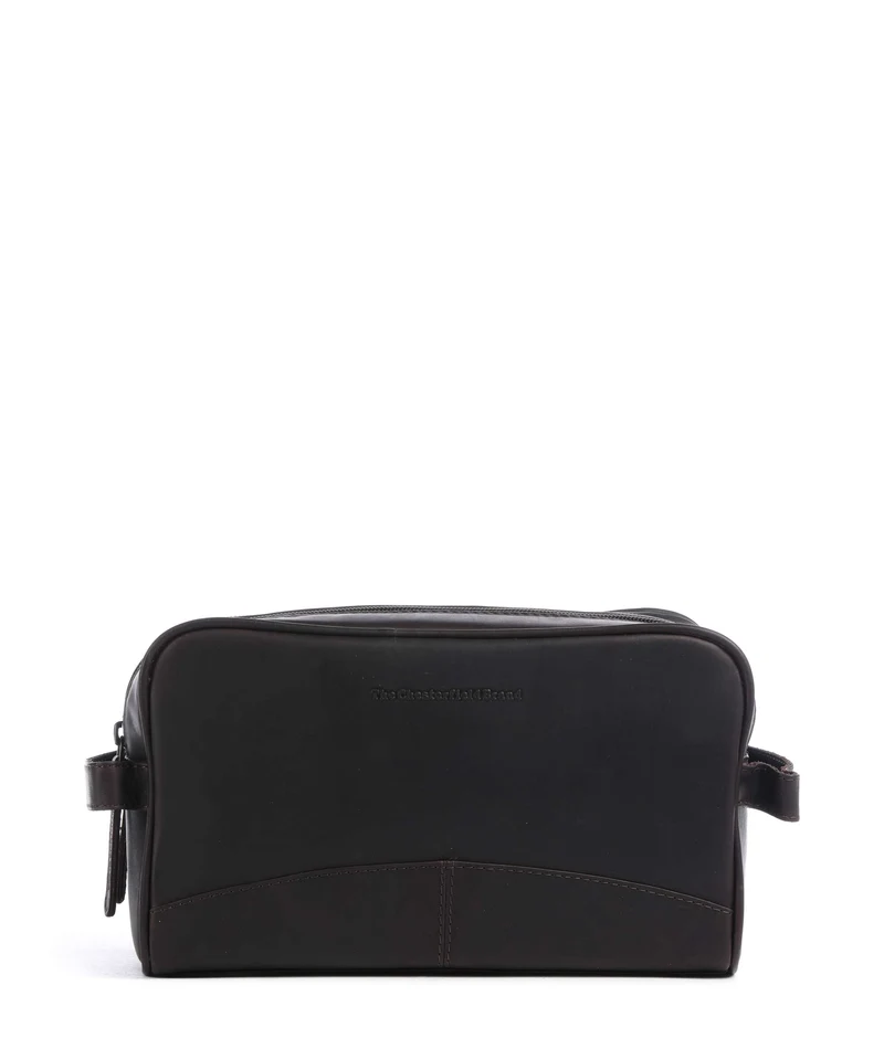 The Chesterfield Brand Wax Pull Up Cow Stacey Borsa da toilette brown