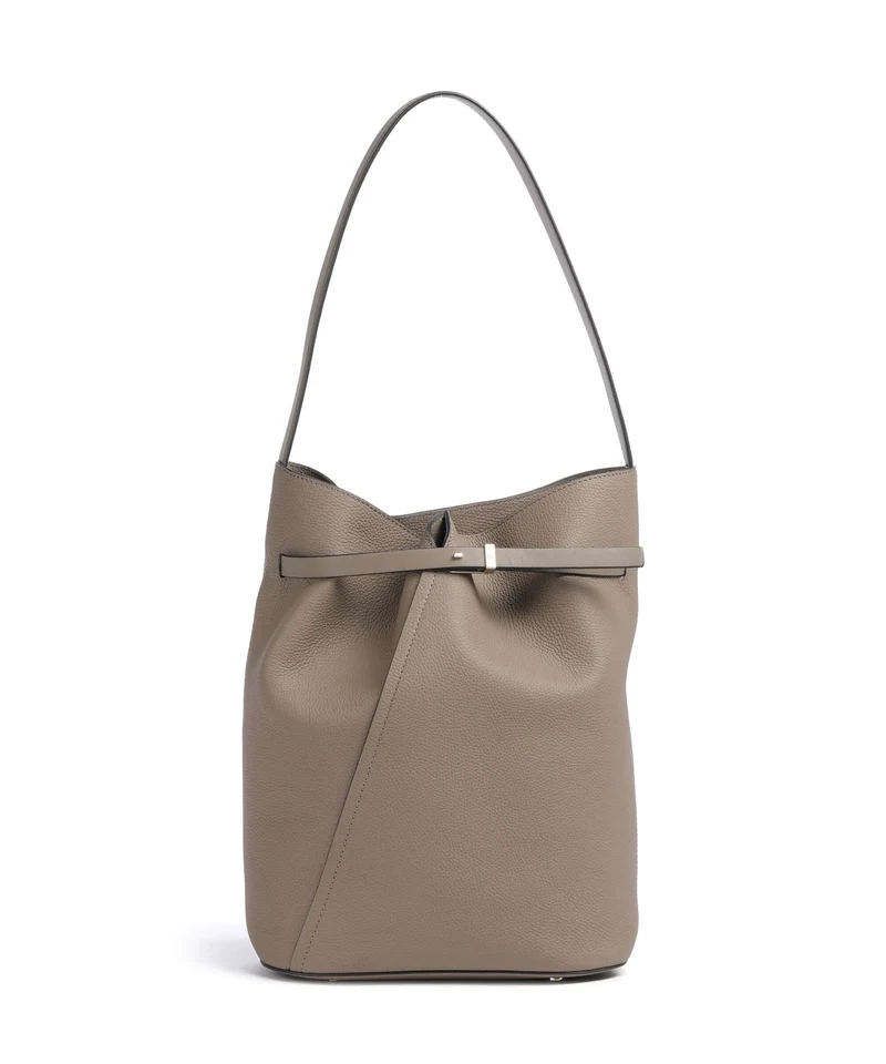 BOSS Revers Borsa a secchiello dark beige