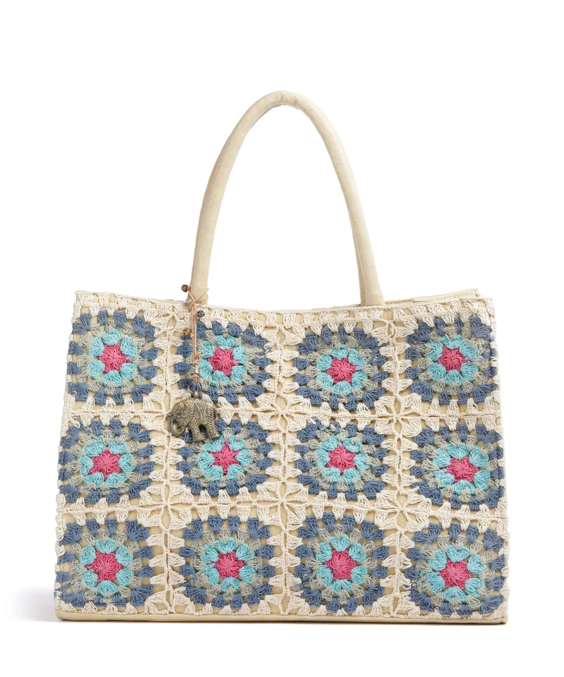 Anokhi Borsa shopper blue