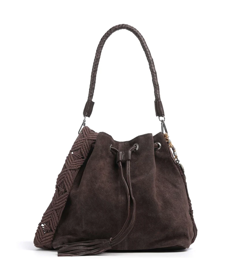 Anokhi Borsa a secchiello chocolate