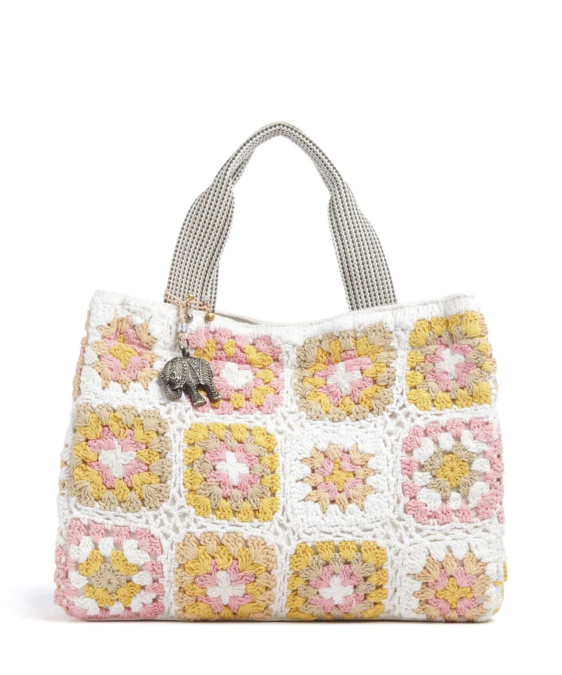Anokhi Borsa a mano white