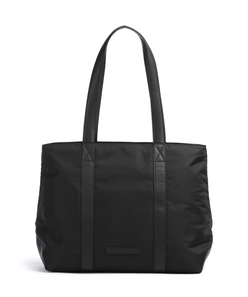 The Chesterfield Brand Nylon Wax Pull Up Otta Borsa shopper black