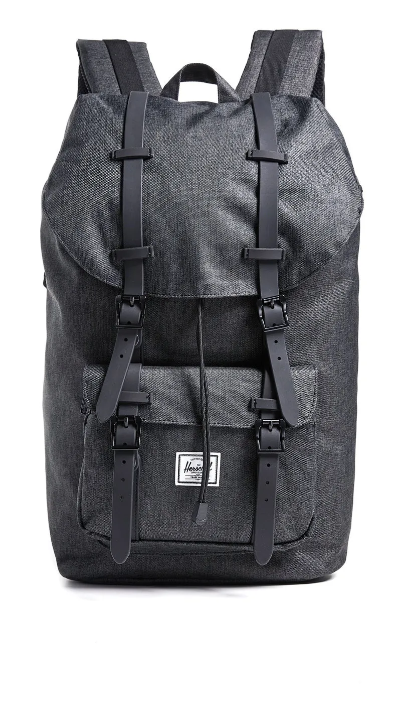 Herschel Little America, Zaino Unisex Adulto, Crosshatch/Black, Taglia unica