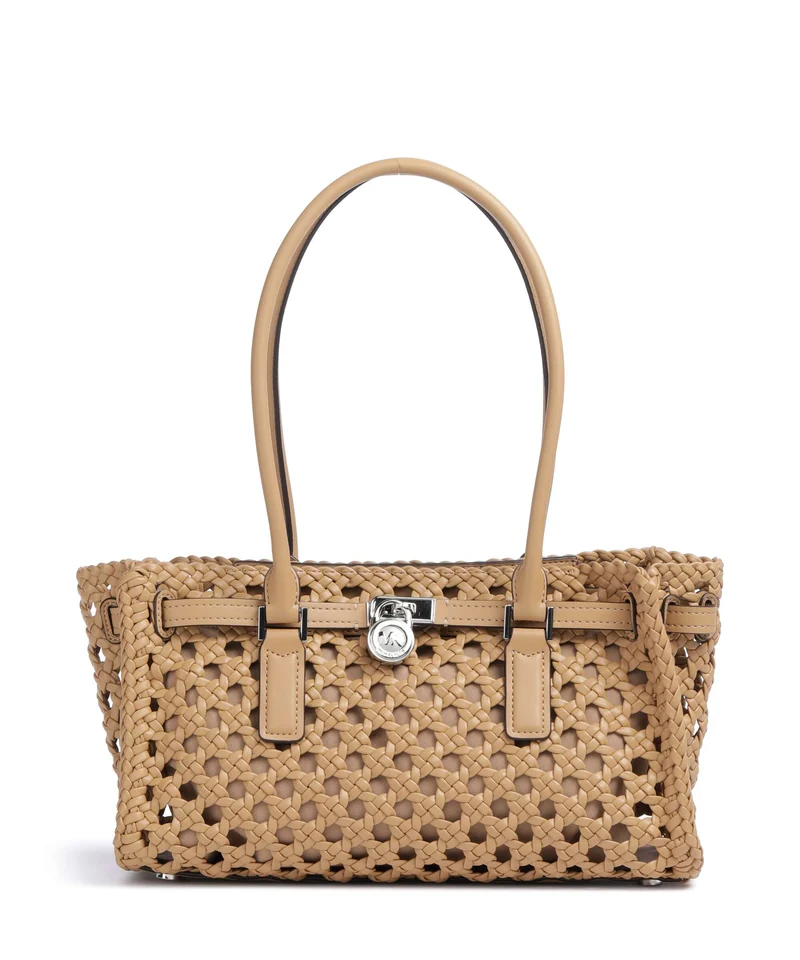 Michael Kors Hamilton Moderne Small Borsa a spalla peanut