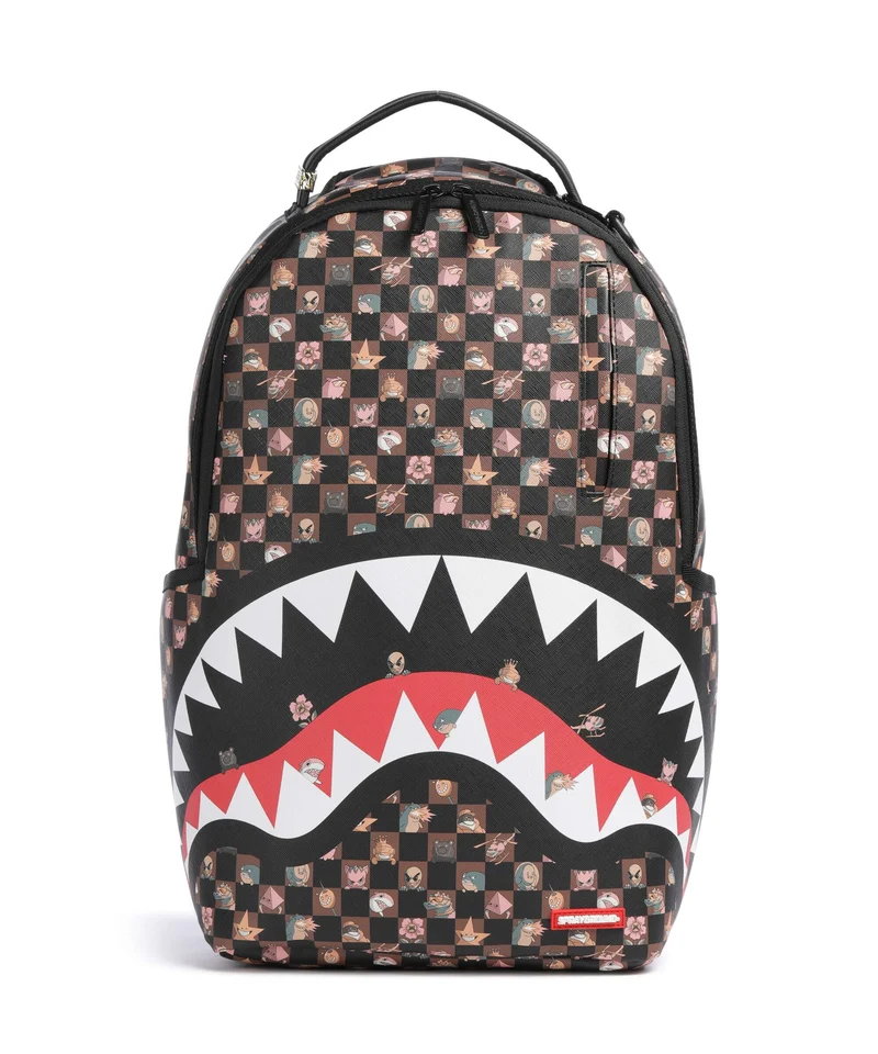 Sprayground Peeking Characters Remix Zaino brown