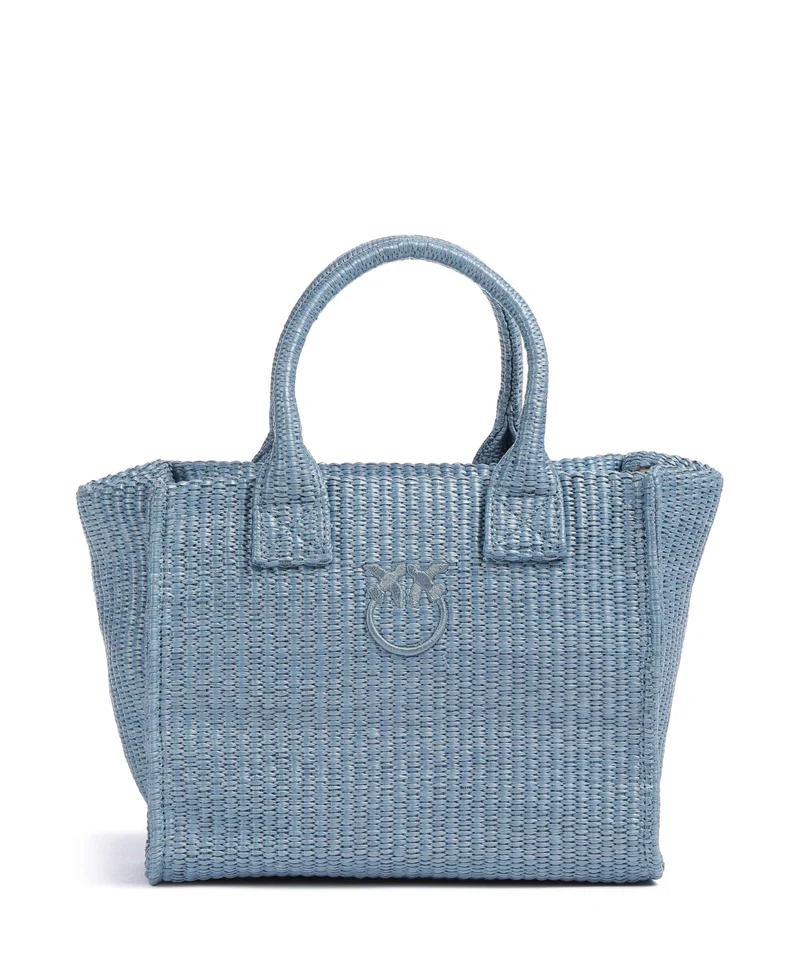 Pinko Beach Mini Borsa a mano light blue