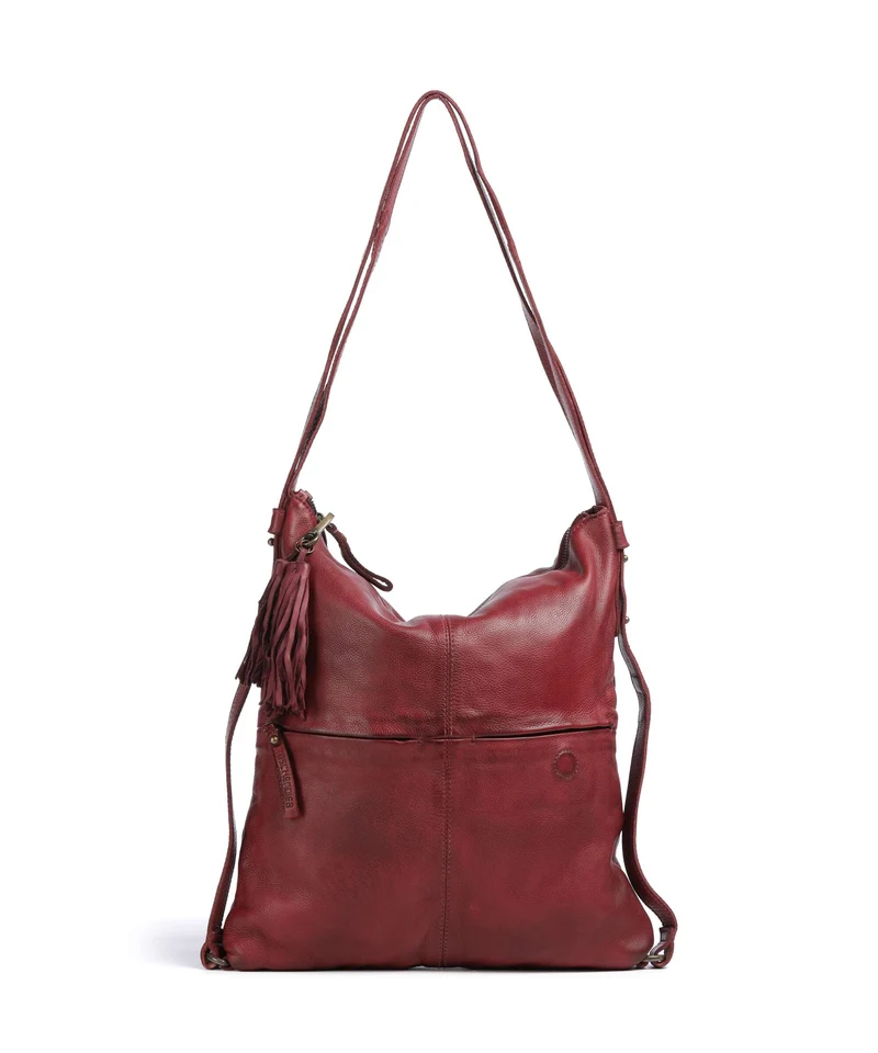 Taschendieb Wien Kaisterstrasse 3 Borsa a zainetto burgundrausch