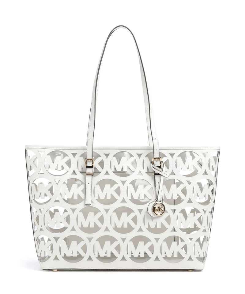Michael Kors Quinn Large Borsa shopper optic white