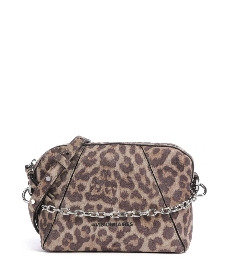 Les Visionnaires Lynn Cozy Chain Borsa a tracolla leo print
