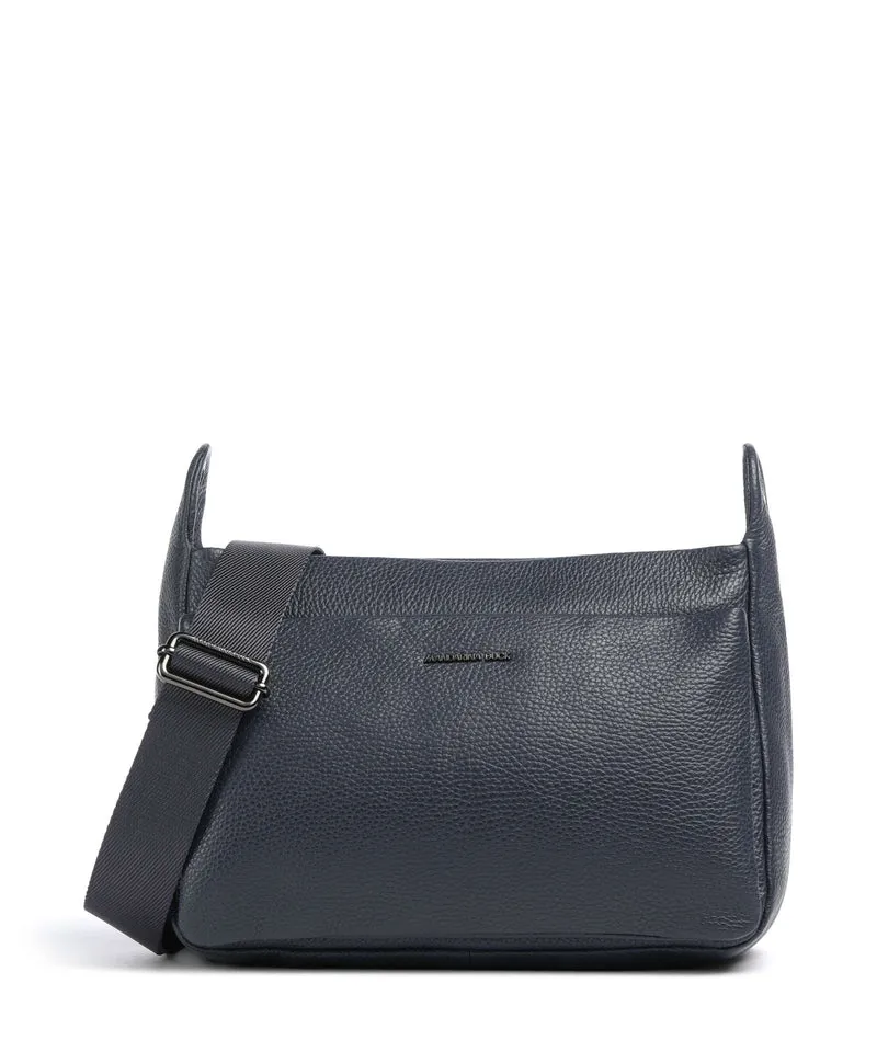 Mandarina Duck Mellow Leather Borsa a spalla dress blue