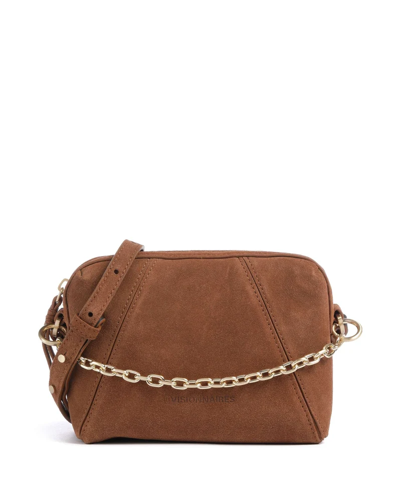 Les Visionnaires Lynn Cozy Chain Borsa a tracolla cognac