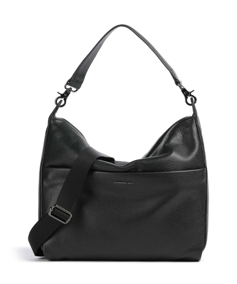 Mandarina Duck Mellow Leather Borsa hobo nero