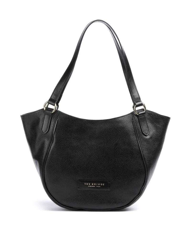 The Bridge Domitilla Borsa shopper nero