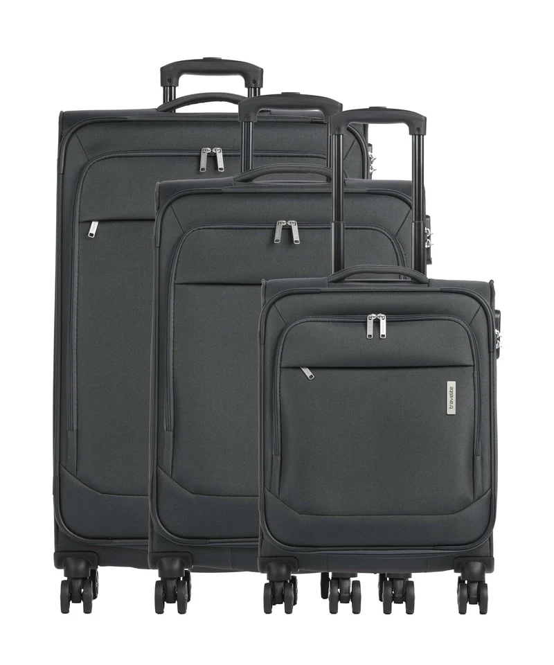 Travelite Priego Set valigie trolley (4 ruote) anthracite