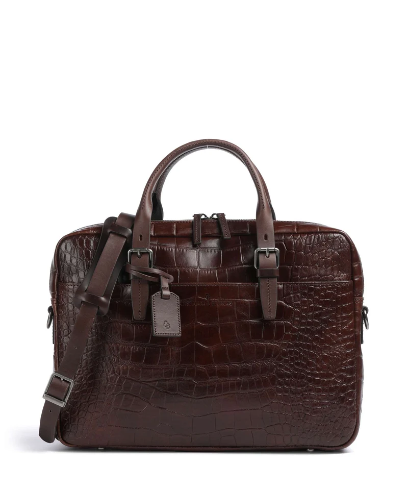 Castelijn & Beerens Croco Jules Cartella mocca