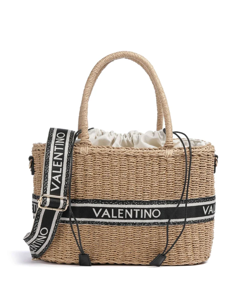 Valentino Bags Boho Borsa a mano naturale/nero
