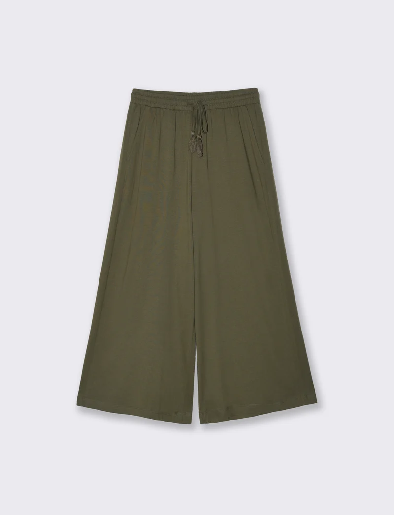 Pantalone Coulotte con Elastico e Coulisse - Ve.milit.