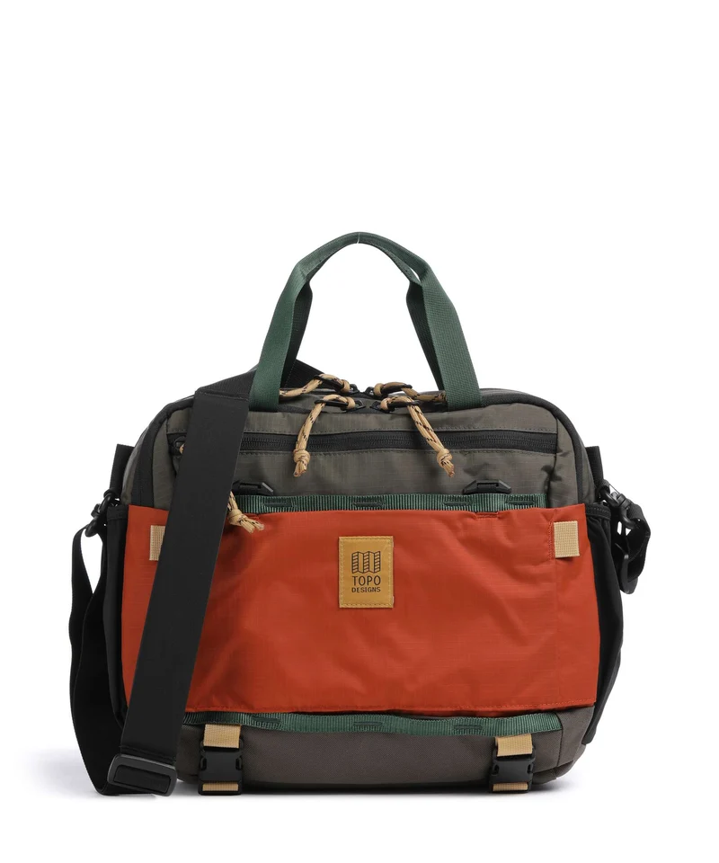 Topo Designs Mountain Borsa a tracolla woodland/terracotta