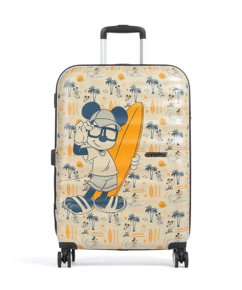 American Tourister Wavebreaker Disney Valigia trolley (4 ruote) mickey super surfer