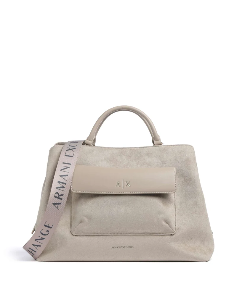 Armani Exchange Nicole L Borsa a mano sand