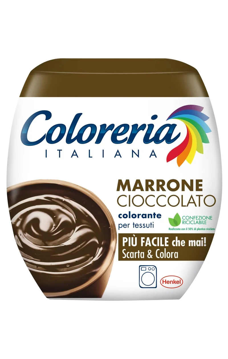 Coloreria Italiana MARRONE CIOCCOLATO COLORANTE PER TESSUTI 350g