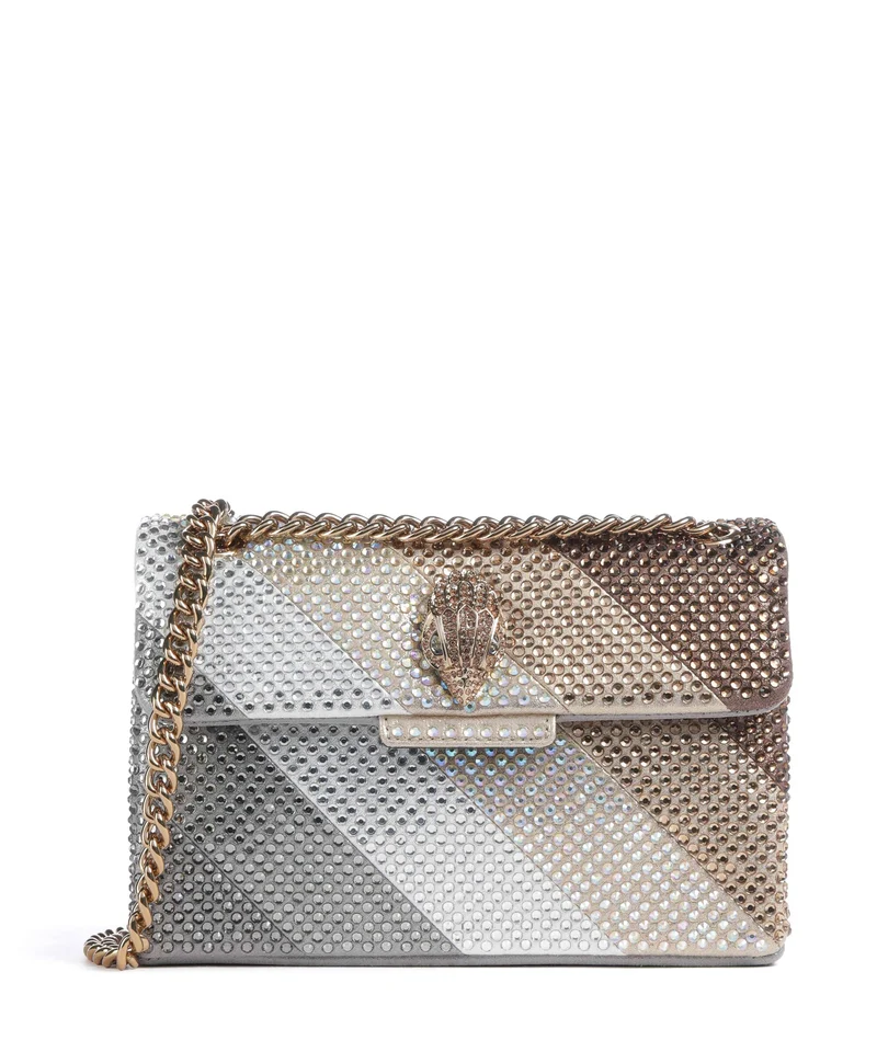 Kurt Geiger Kensington Mini Borsa a spalla metal combination