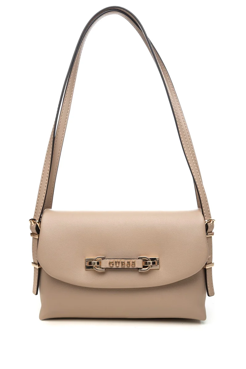 Borsa Guess Lefia Falp Da Donna Taupe In Poliuretano