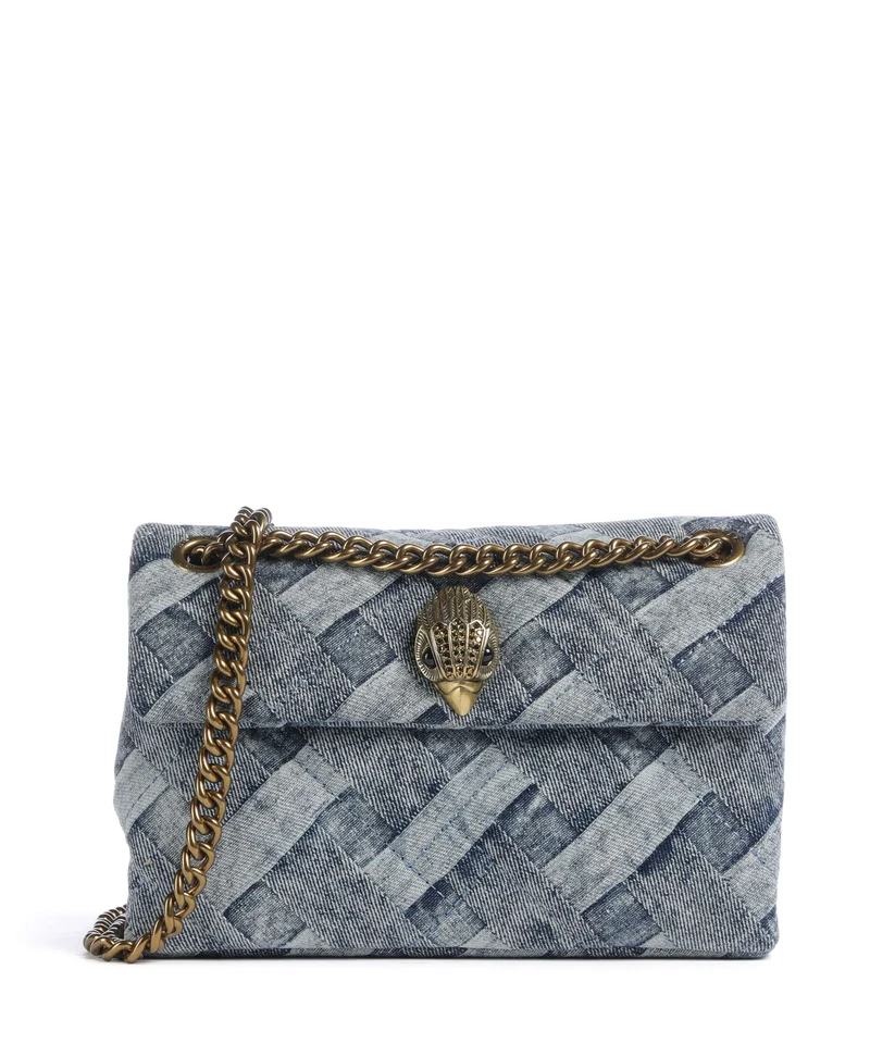 Kurt Geiger Kensington Mini Borsa a spalla denim