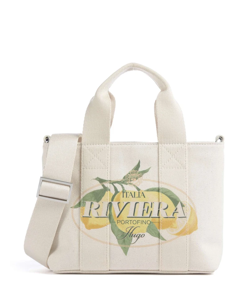 Hugo Becky Mini Borsa a mano open white