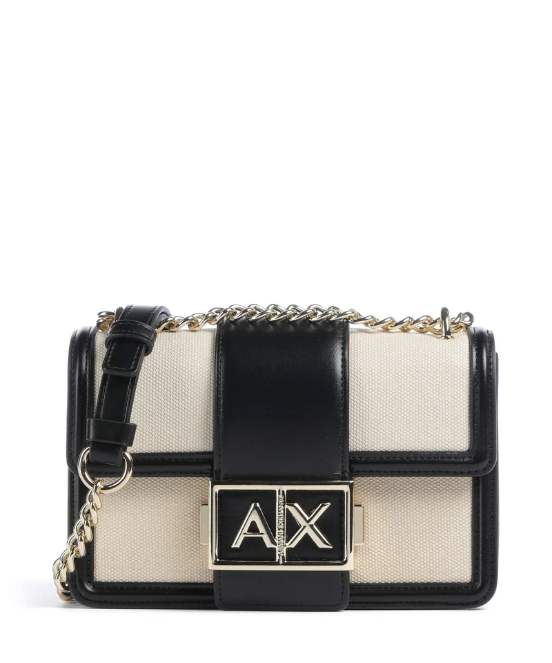 Armani Exchange Wonder S Borsa a spalla natural/black