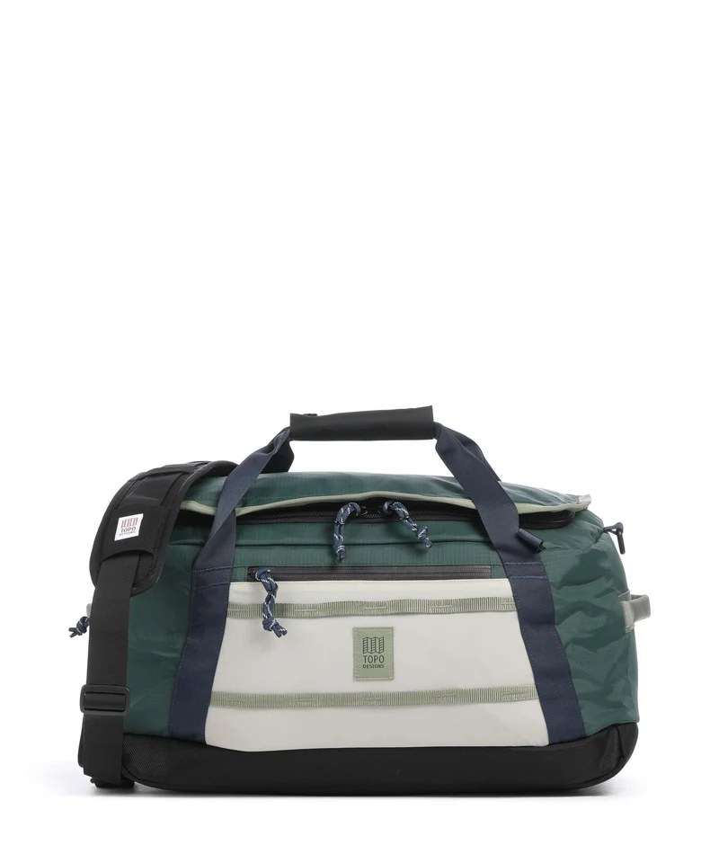 Topo Designs Mountain 40 Borsone da weekend forest/bone white