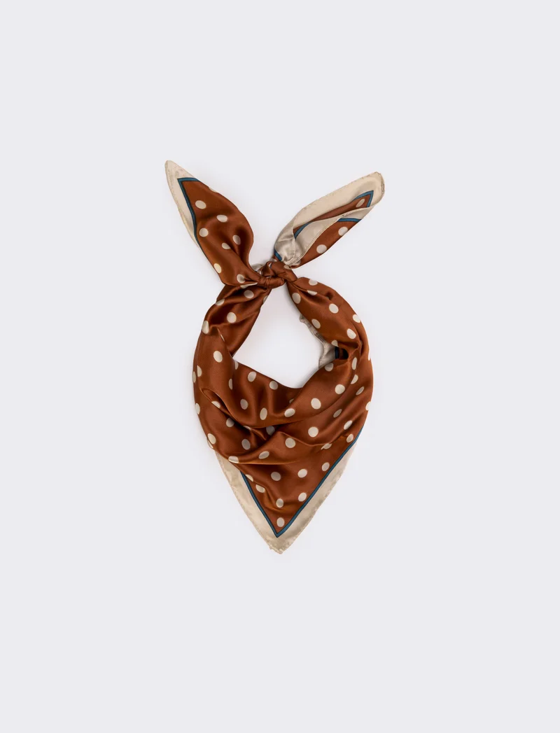 Foulard in varie fantasie per donne - Arancio