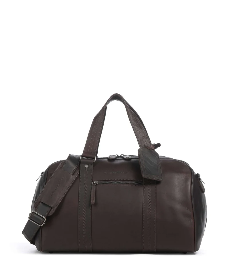 The Chesterfield Brand Wax Pull Up Cow Volenza Borsone da weekend brown