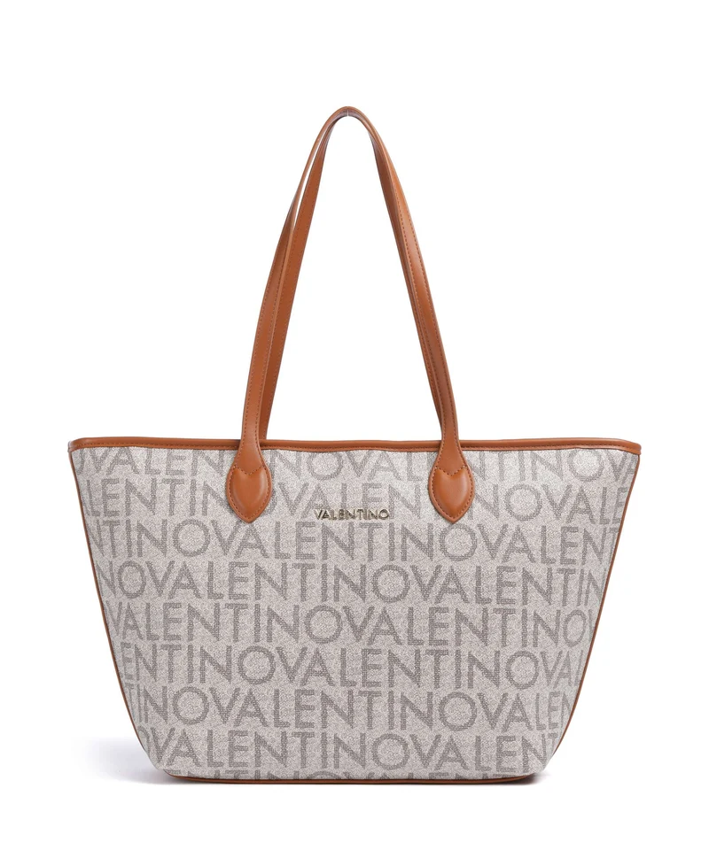 Valentino Bags Logo Borsa shopper beige/naturale