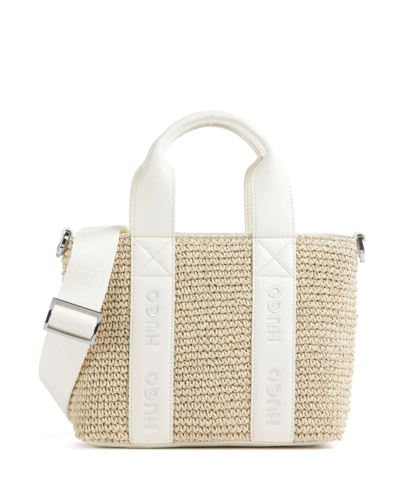 Hugo Becky Mini Borsa a mano open white