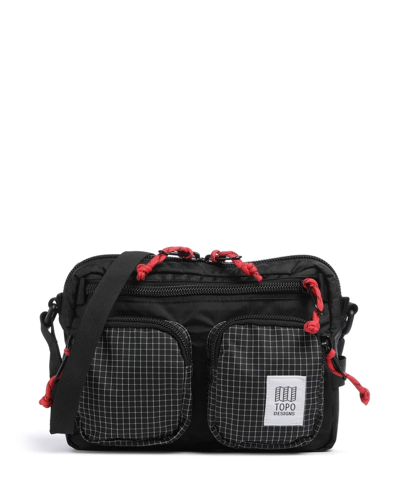 Topo Designs Block Borsa a tracolla black/grid