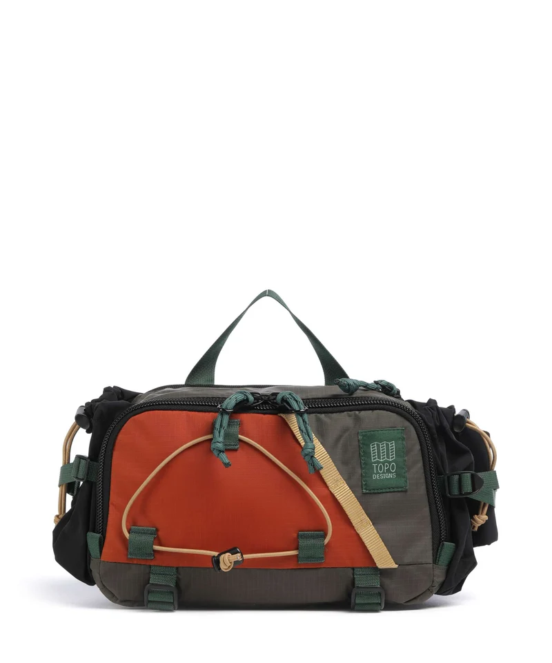 Topo Designs Mountain Hydro Marsupio woodland/terracotta